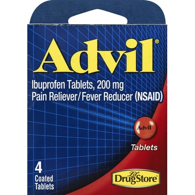 Advil 200mg 4 tablets