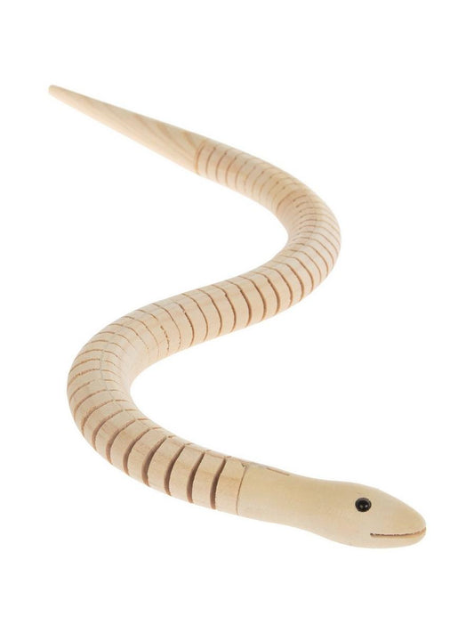27" Wooden Snake Toy