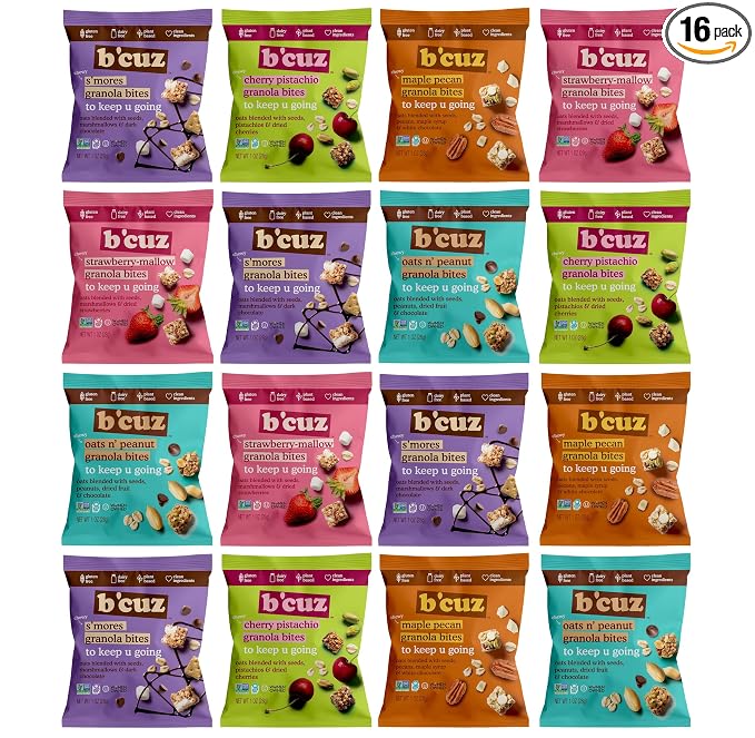 B'cuz Granola Bites Variety Pack
