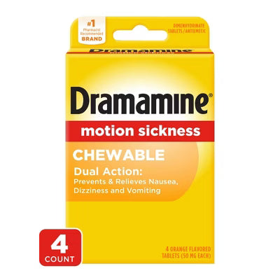 Dramamine 4 Tablets