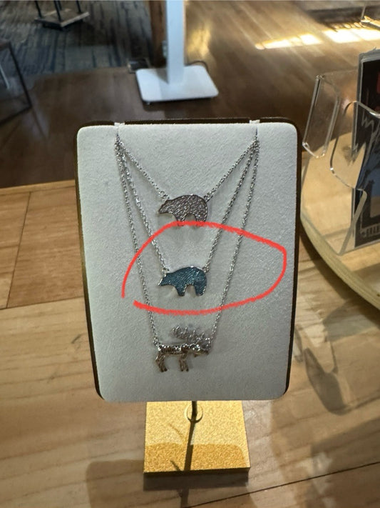 Blue Bear Colorado Aquamarine Jewelry necklace