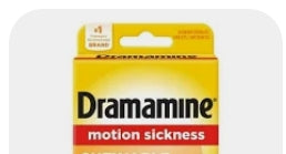 Dramamine motion sickness elevation medication