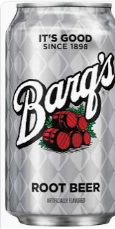 Bargs Root Beer can