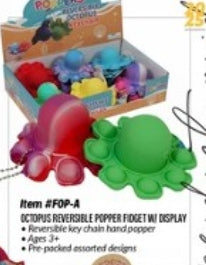 Octopus Reversible Popper Fidget toy kids