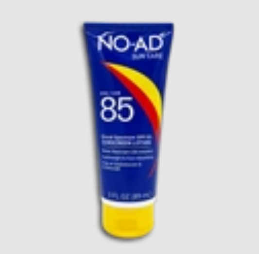No-Ad Sunscreen Lotion 3oz SPF 85