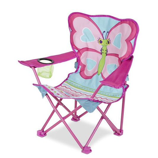 Cutie Pie Butterfly Camp Folding Chair