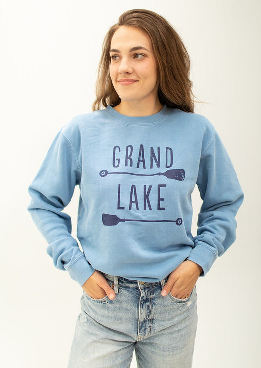 Grand Lake Paddles Sweatshirt Blue