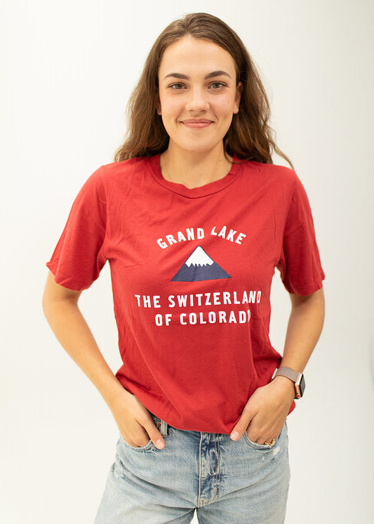 The Switzerland of Colorado T-Shirt Red