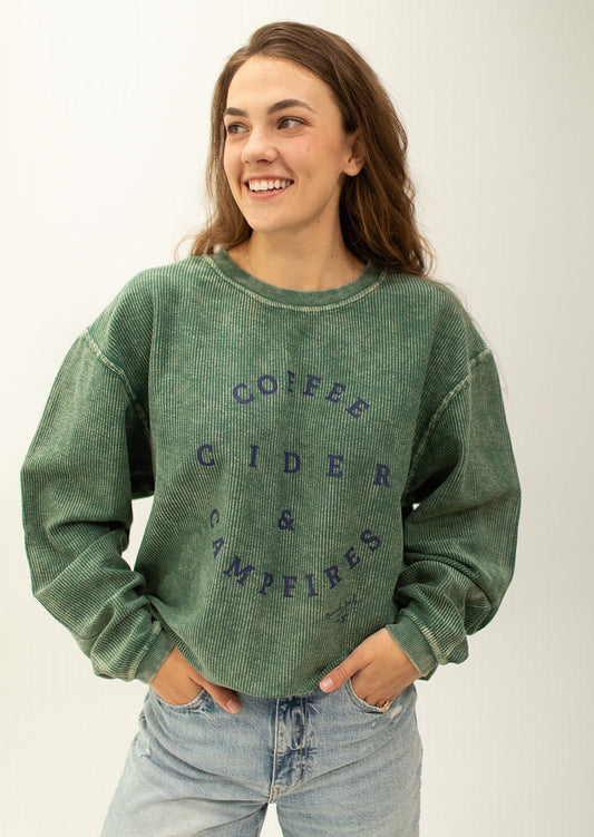 Coffee Cider & Campfires Sweatshirt