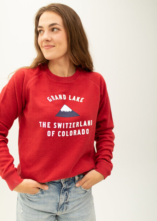 The Switzerland of Colorado Sweatshirt Red